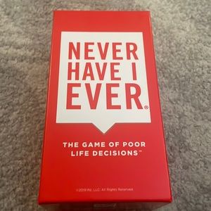 Never have I ever card game
